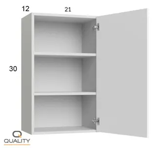 F-W2130 — 21″ W × 30″ H × 12″ D