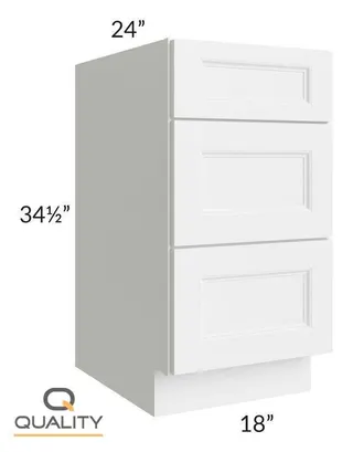 S-3DB18 — 18″ W × 34.5″ H × 24″ D