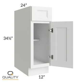 S-B12 — 12″ W × 34.5″ H × 24″ D