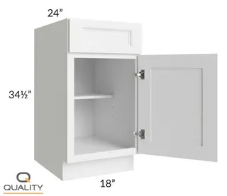 S-B18 — 18″ W × 34.5″ H × 24″ D