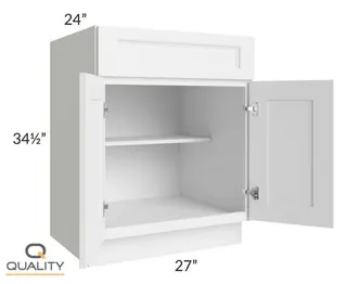 S-B27 — 27″ W × 34.5″ H × 24″ D