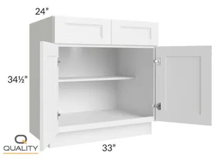 S-B33 — 33″ W × 34.5″ H × 24″ D