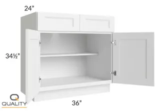 S-B36 — 36″ W × 34.5″ H × 24″ D