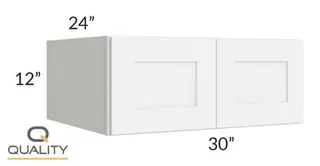 S-W301224 — 30″ W × 12″ H × 24″ D