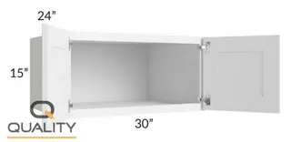 S-W301524 — 30″ W × 15″ H × 24″ D