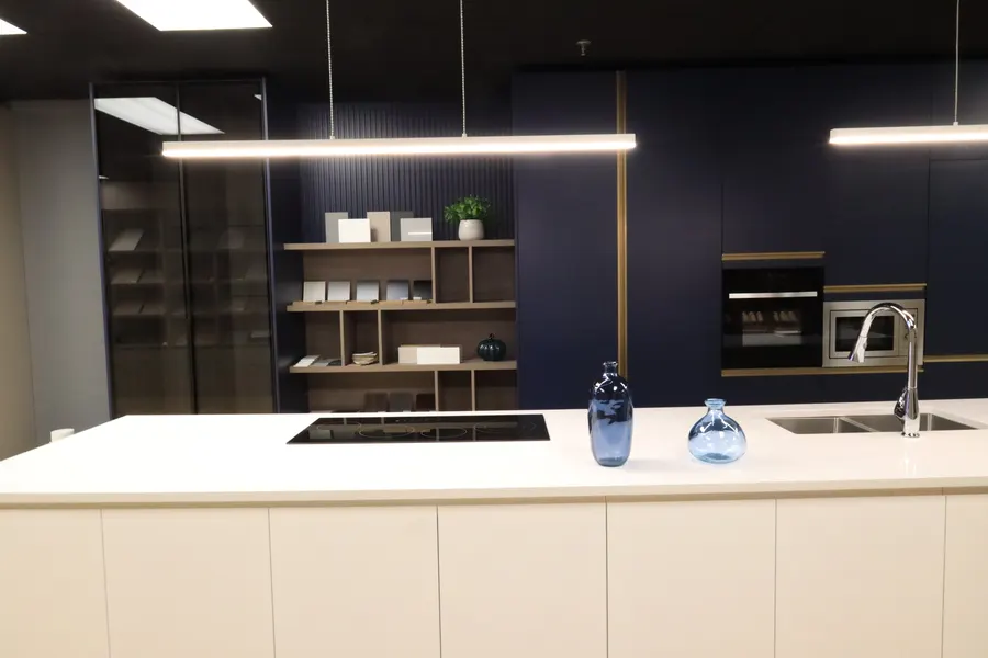 The kitchens — Quality Design Cabinet showroom, Cranston